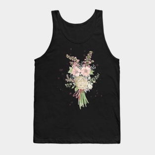 Rose Floral Bouquet Tank Top